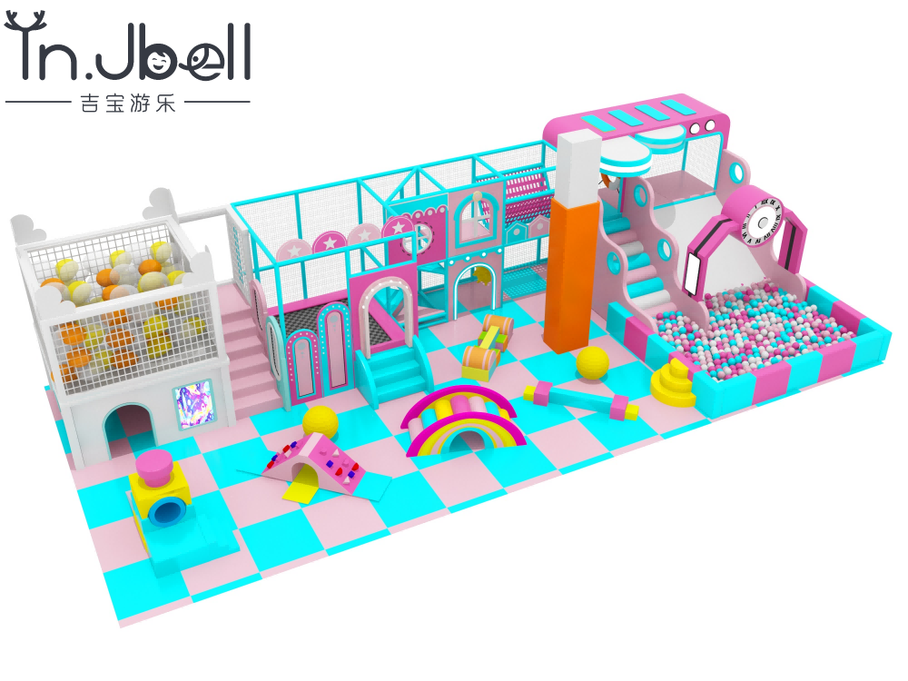 Macaron Theme Indoor Soft Playground | Custom Comm...